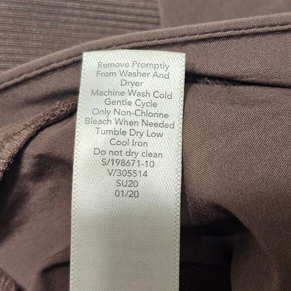 ATHLETA Mid-rise Brooklyn Ankle Pant Size Brown 10 - Picture 8 of 9